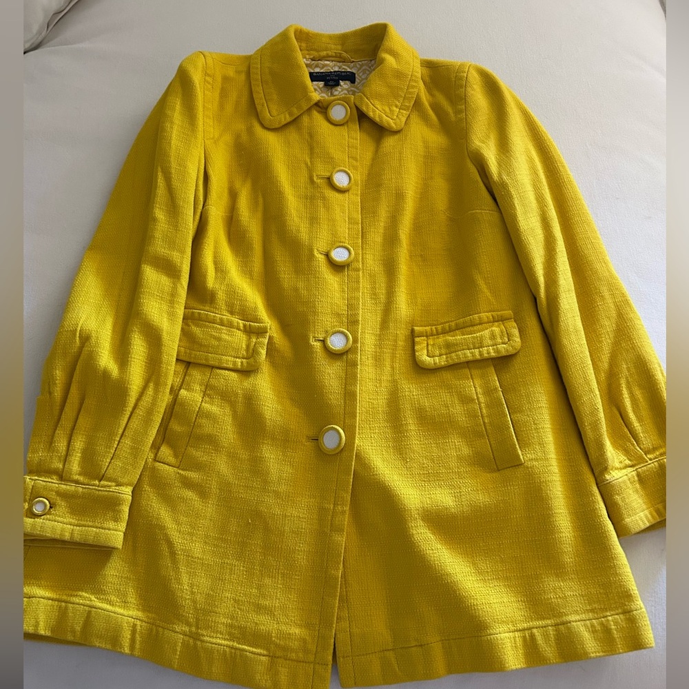 HUGE SALE! BANANA REPUBLIC PETITES 100% COTTON COAT MADE IN INDIA PS